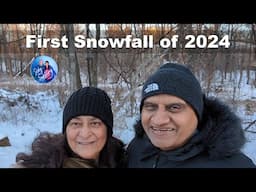 Enjoying the first snowfall of 2024 | Washington DC | USA | Sixty and Travelling