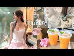 JEJU island vlog 🍊: snoopy garden, osulloc tea museum, jeju pork, cute animals, orange cafe, summer