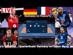 Men's Volleyball Olimpic LIVE │ Germany vs France (Livescore)