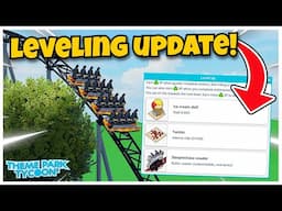 Theme Park Tycoon 2 LEVELING UPDATE! New Trees, Rides AND MORE!