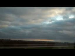 Weird Rainbow Colors All Through Sky! Earthquake Clouds!!  Strange Sunrise!!  1-19-12