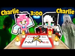 MỀU THỬ THÁCH CHƠI CHARLIE CHARLIE KINH DỊ 3 GIỜ SÁNG TRONG MINECRAFT*REDHOOD ĐỪNG CHƠI YES/NO