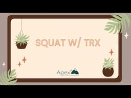 Squat with TRX