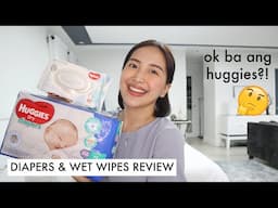 Newborn Diaper & Wet Wipes Review ft. HUGGIES!