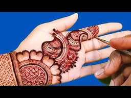 latest easy front hand mehndi design | new simple stylish mehndi design | Mehandi ka design| mehendi