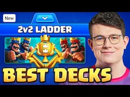 BEST DECKS for 2vs2 LEAGUE in Clash Royale! Win Exclusive Badge!