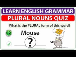 Plural Nouns Quiz | Learn English Plurals | Regular and Irregular Plural Nouns in English | ESOL