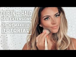 SEINT + HAIR EXTENSIONS GRWM | Haleigh Everts