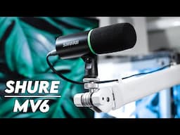 Shure MV6 USB Microphone | Perfect for Streamers!