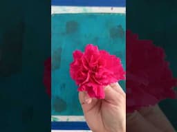 Playing with Unusual Tools on the Gel Plate: Bottle Cap, Carnation, Comb  #shorts #gelprintingtools