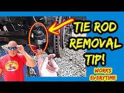 AWESOME!  2 Tips You Need To Know... #1. Stuck Tie Rod Removal.. #2. CV Axle Quick Install