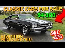 20 Great Classic Cars Under $15,000 Available on Craigslist Marketplace! Unique Cheap Cars!!