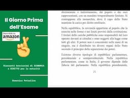 FORME DI GOVERNO: LA REPUBBLICA - RIASSUNTI BREVISSIMI DI DIRITTO PER LA MATURITÀ