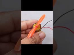 DIY Paper DC Motor #shorts #dcmotor #how #diy #howto