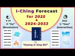 I-Ching forecast for 2025 and the 10 years luck by "Huang Ji Jing Shi" book