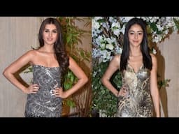 Tara Sutaria & Ananya Pandey looking stunning gorgeous at Manish Malhotra's Party.