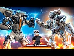 BLACKOUT vs SKYFLARE in ROBLOX TRANSFORMERS CROSSFIRE