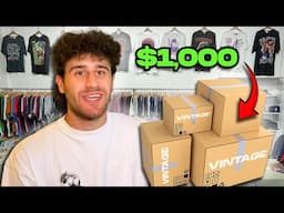 I SPENT OVER $1,000 ON VINTAGE CLOTHES!!