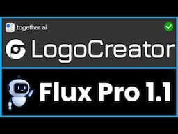 FREE LogoCreator Flux Pro 1.1 Open Source AI Image Generator!🤖 Together.AI Self Hosted (NEW)