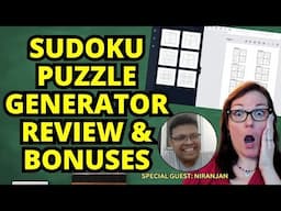 SUDOKU PUZZLE GENERATOR REVIEW, DEMO, AND BONUSES!