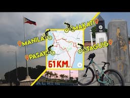 61 KM Ride from Taguig to KM 0 in Luneta Park via BGC, Makati and Pasay | Lakas maka Ligaw