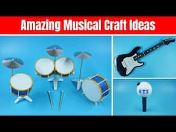 Amazing Musical Craft Ideas | DIY 3 Amazing Musical Craft at Home