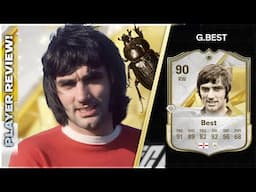 EL BEATLE!!!!! ICON 90 RATED GEORGE BEST PLAYER REVIEW - EA FC25 ULTIMATE TEAM