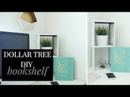 DOLLAR TREE DIY Bookshelf | Best DIY Bookshelf under $20 Room Decor Project