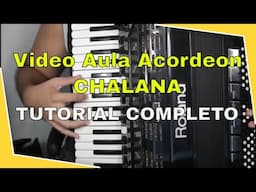 Video Aula Acordeon -  Música Chalana Completa