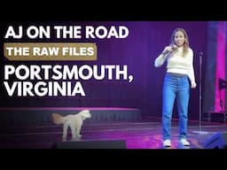 AJ On the Road: The Raw Files - Behind the Scenes in Portsmouth, VA | Anjelah Johnson-Reyes