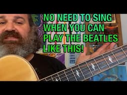 Beatles: "Eleanor Rigby" How To Play The Vocals And Chords On The Guitar. Chord Melody Guitar Lesson