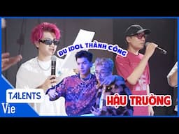 Hậu Trường Rap Việt - Dangrangto ngại ngùng gặp HIEUTHUHAI, Phạm Anh Duy - Captain live đỉnh