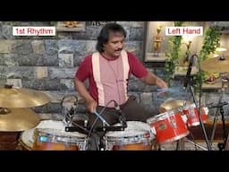 Different Rhythm on Each Hand - Difficult | Drummer Sridhar