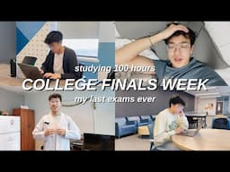 COLLEGE FINALS WEEK | studying 100 HOURS for my LAST EXAMS of university *NEVER GIVING UP in SCHOOL*