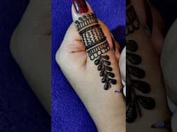 Latest finger Mehndi design 2024 #shorts #fingerhenna #shortvideo #shortsfeed