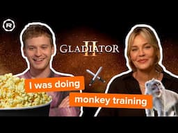 "Delicious" Fred Hechinger and icon Connie Nielsen dish on Gladiator II