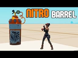 How do you use the Nitro Barrel Device in Fortnite Creative?