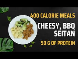 Most Delicious High Protein Cheesy BBQ Seitan! Only 455 CALS/50g Protein #recipe #fitness #fatloss