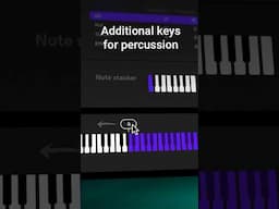 Extend the range of melodic percussion instruments