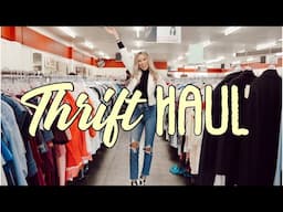 THRIFT WITH ME IN LA ☆ try-on haul ☆ did I find anything at this Salvation Army?!