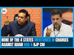 BJP MP Sambit Patra: None of the 4 states mentioned in charges against Adani had a BJP CM