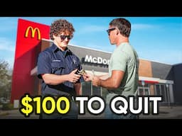 $100 to QUIT fast food (gone wrong)