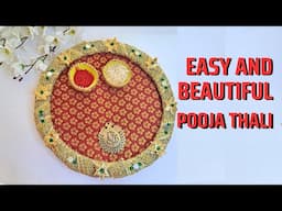 Pooja Thali decoration | कार्डबोर्ड से बनाएं सुंदर पूजा थाली | Arch and Craft