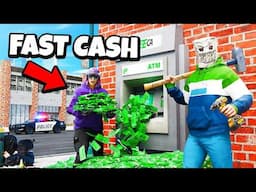 Robbing Every ATM We See in GTA 5 RP