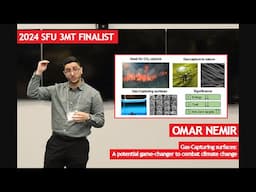 Three Minute Thesis (3MT) 2024 at SFU | Omar Nemir