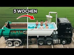 Vom SCHROTT-ANHÄNGER zur größten BADEWANNE der Welt