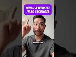 How To Build a Website in Less than 30 Seconds