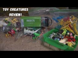 MEGA Bags Tubs OF TOY BUGS REPTILES SNAKES AMPHIBIANS! Lizard Frog Snake Cobra Praying Mantis