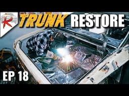 DIY Sanding & Restoring Rusty Truck Pan | EP 18 RUSTORATIONS: 1972 Chevy Nova