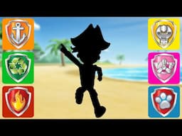 PAW Patrol Pirate #4 | Match the right shadow